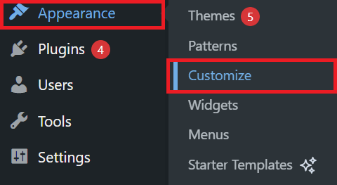 wordpress-appearance-customise-screen wordpress-appearance-customise-screen